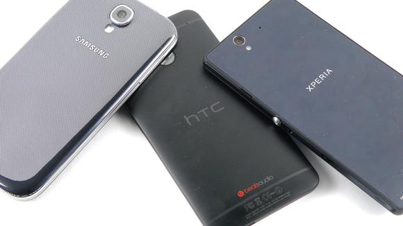 HTC ONE CON EL S4 Y EL XPERIA Z